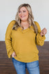 Know You Better Thermal Long Sleeve Top- Mustard