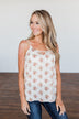 Dance To The Rhythm Floral Tank Top- Cream
