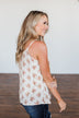 Dance To The Rhythm Floral Tank Top- Cream