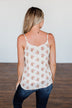 Dance To The Rhythm Floral Tank Top- Cream