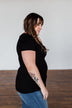 This Is Me Notch Pocket Top- Black