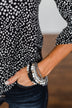 Captivating Stackable Beaded Bracelet Set- Black & White