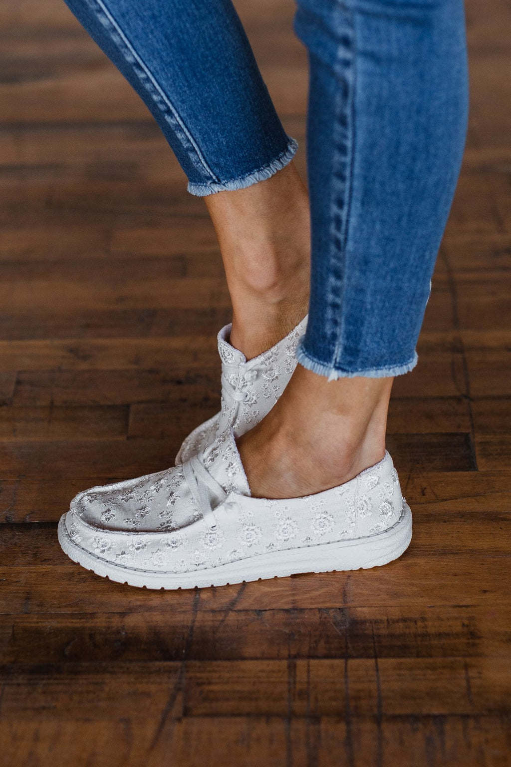 Gypsy Jazz Hooray Sneakers- White