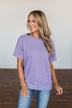 Sweet Love Of Mine Knit Top- Lavender