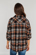 Pick Of The Patch Frayed Flannel- Black & Rust