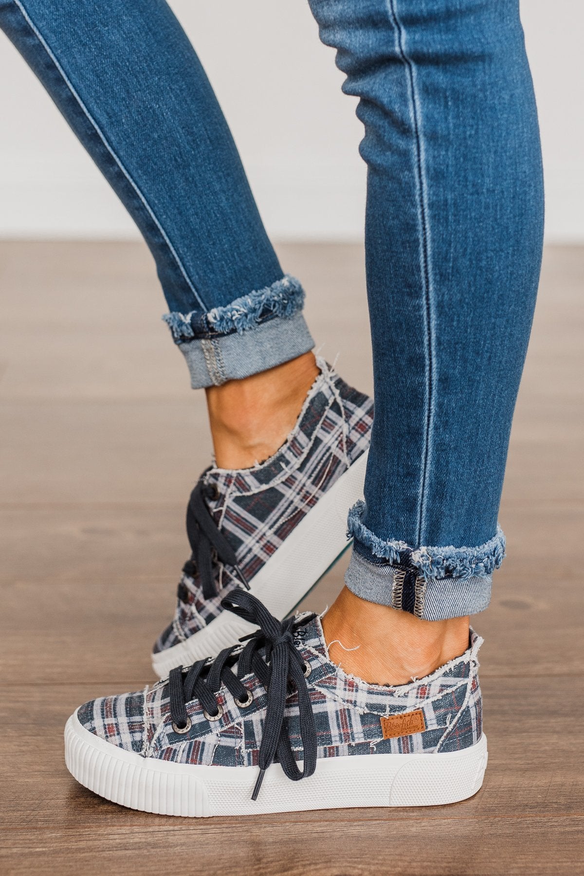 Blowfish plaid sneakers outlet