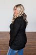 Written In The Stars Cowl Neck Top- Black