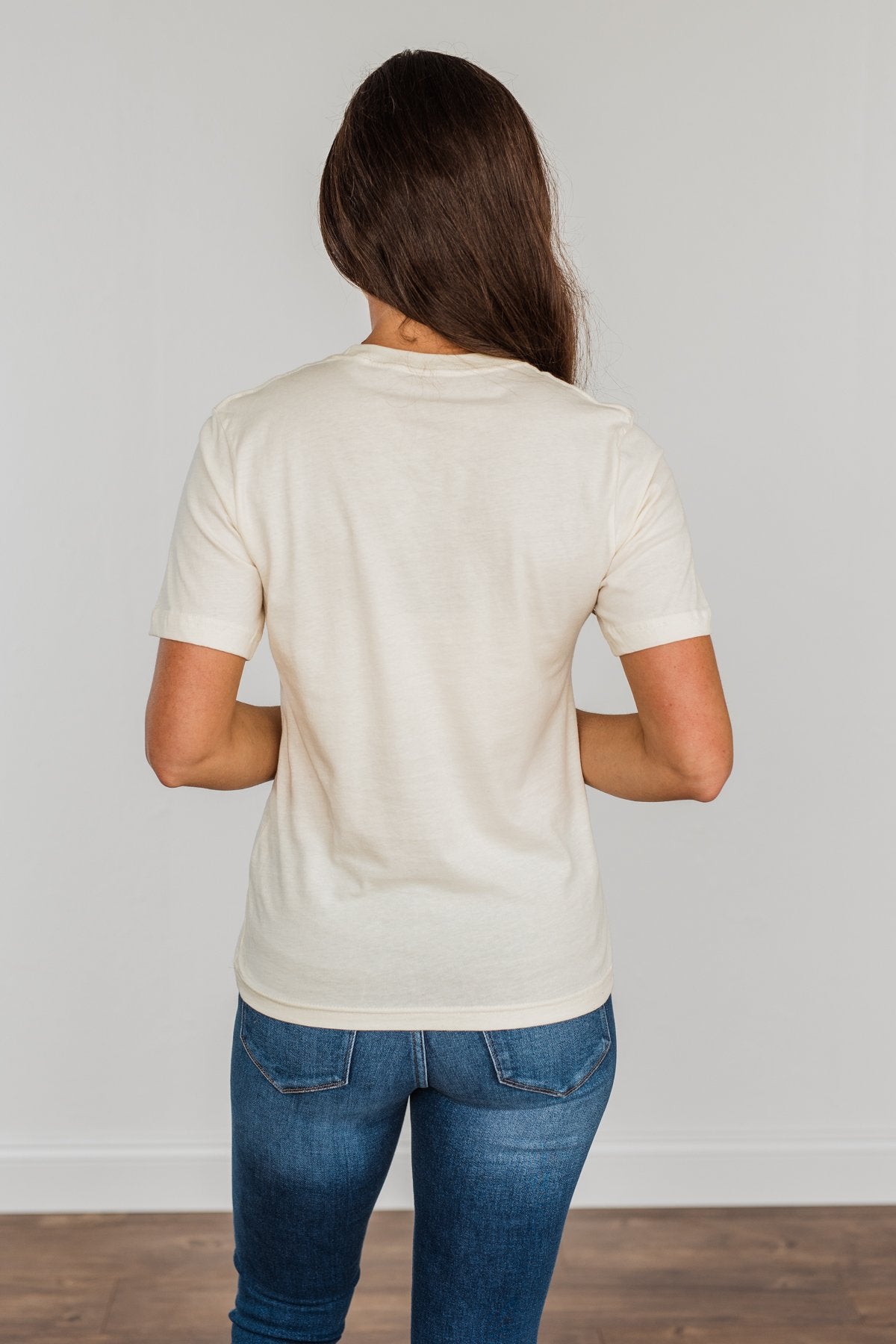 "Grateful" Graphic Tee- Cream