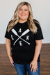 "Lake" Graphic Tee- Black