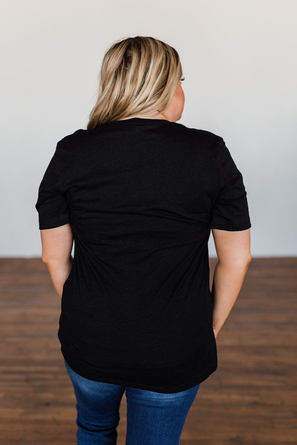 "Lake" Graphic Tee- Black