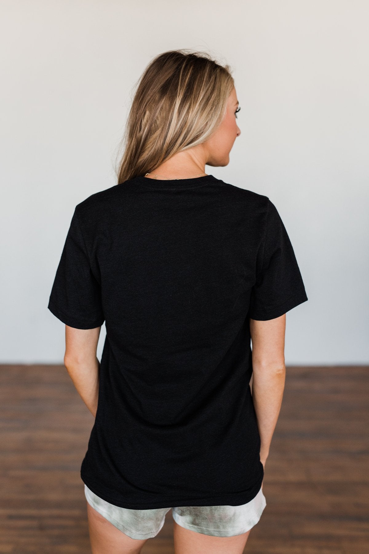 "Lake" Graphic Tee- Black