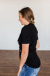 "Lake" Graphic Tee- Black