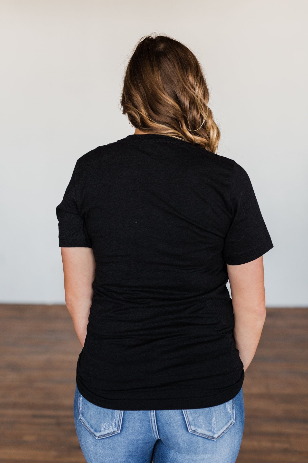 "Lake" Graphic Tee- Black