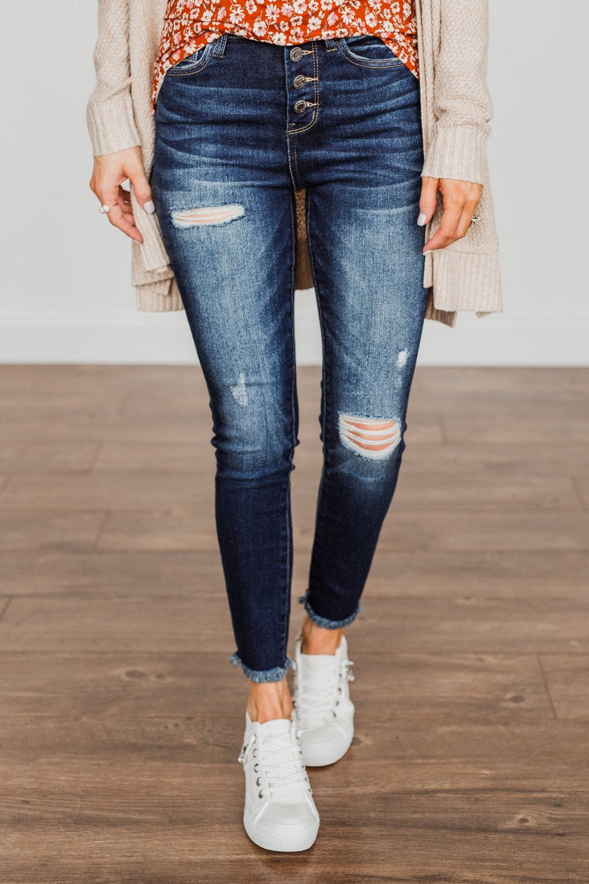 Vervet High-Rise Skinny Jeans- Ruth Wash