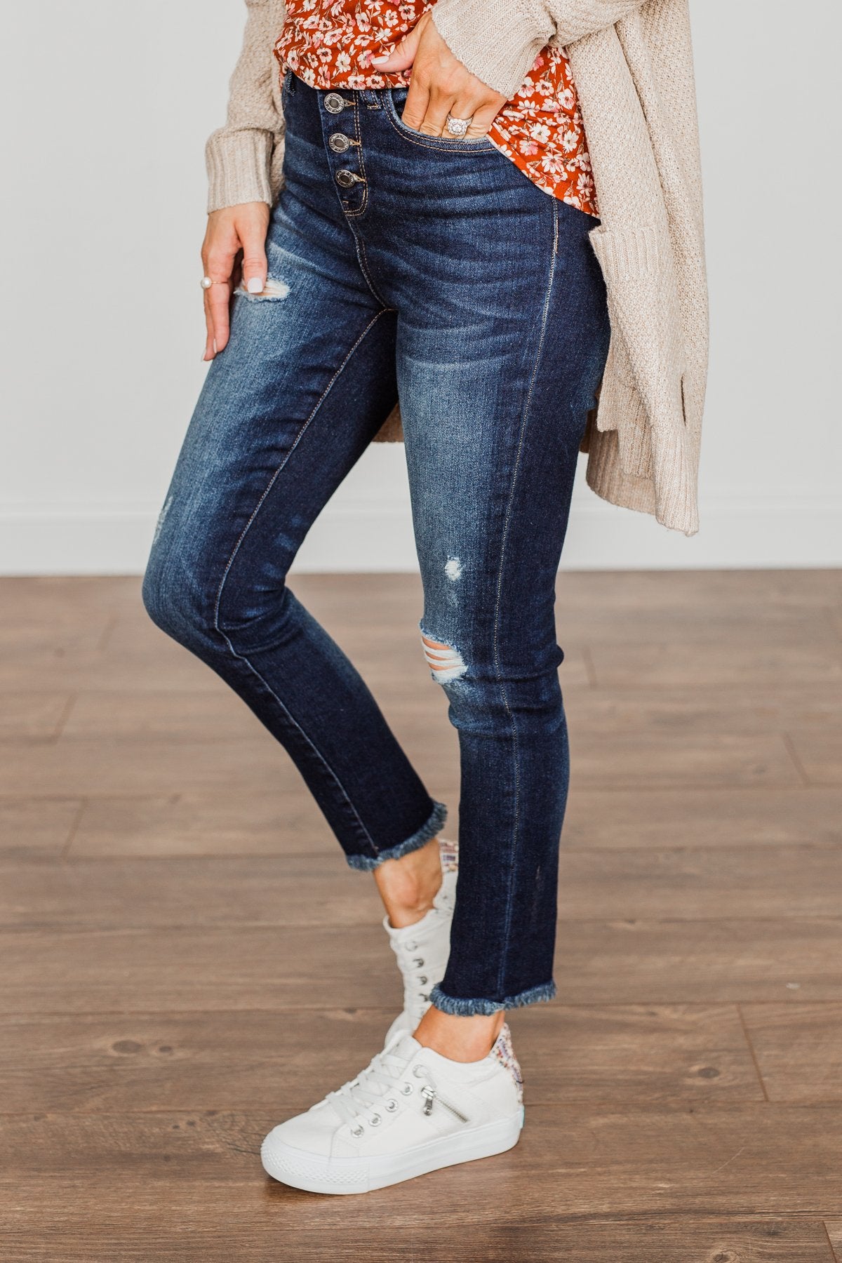 Vervet High-Rise Skinny Jeans- Ruth Wash