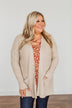 Cozy As Can Be Long Knitted Cardigan- Oatmeal