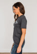 "Retail Therapy Fixes Everything.." Graphic Tee- Charcoal