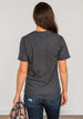 "Retail Therapy Fixes Everything.." Graphic Tee- Charcoal