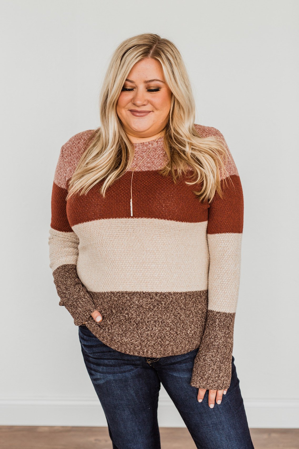Fall color block best sale sweater