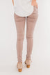 Celebrity Pink Skinny Jeans- Taupe