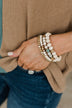 Watch Me Shine Stackable Bracelet Set- Mint & Natural