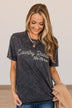 "Country Roads, Take Me Home" Graphic Tee- Charcoal