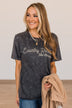 "Country Roads, Take Me Home" Graphic Tee- Charcoal