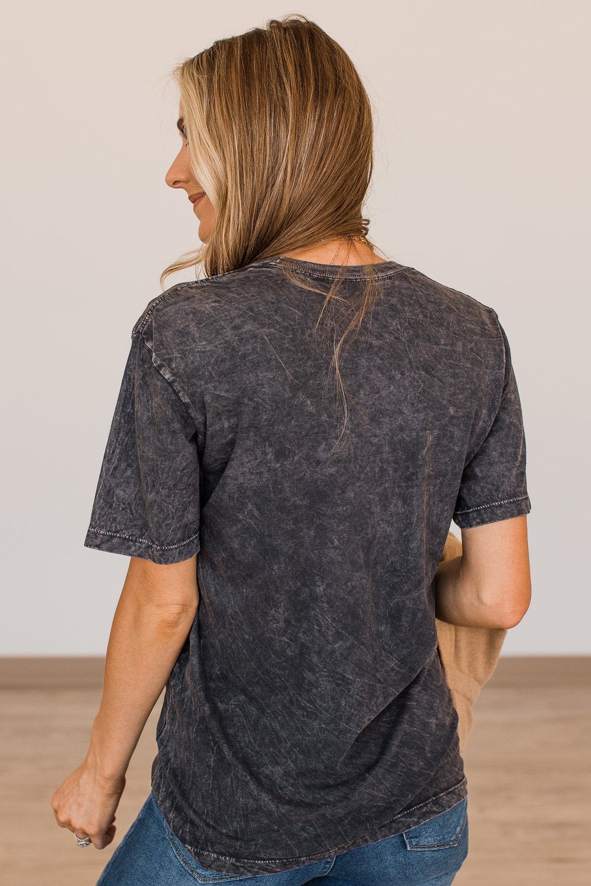 "Country Roads, Take Me Home" Graphic Tee- Charcoal