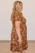That Forever Feeling Floral Dress- Brown
