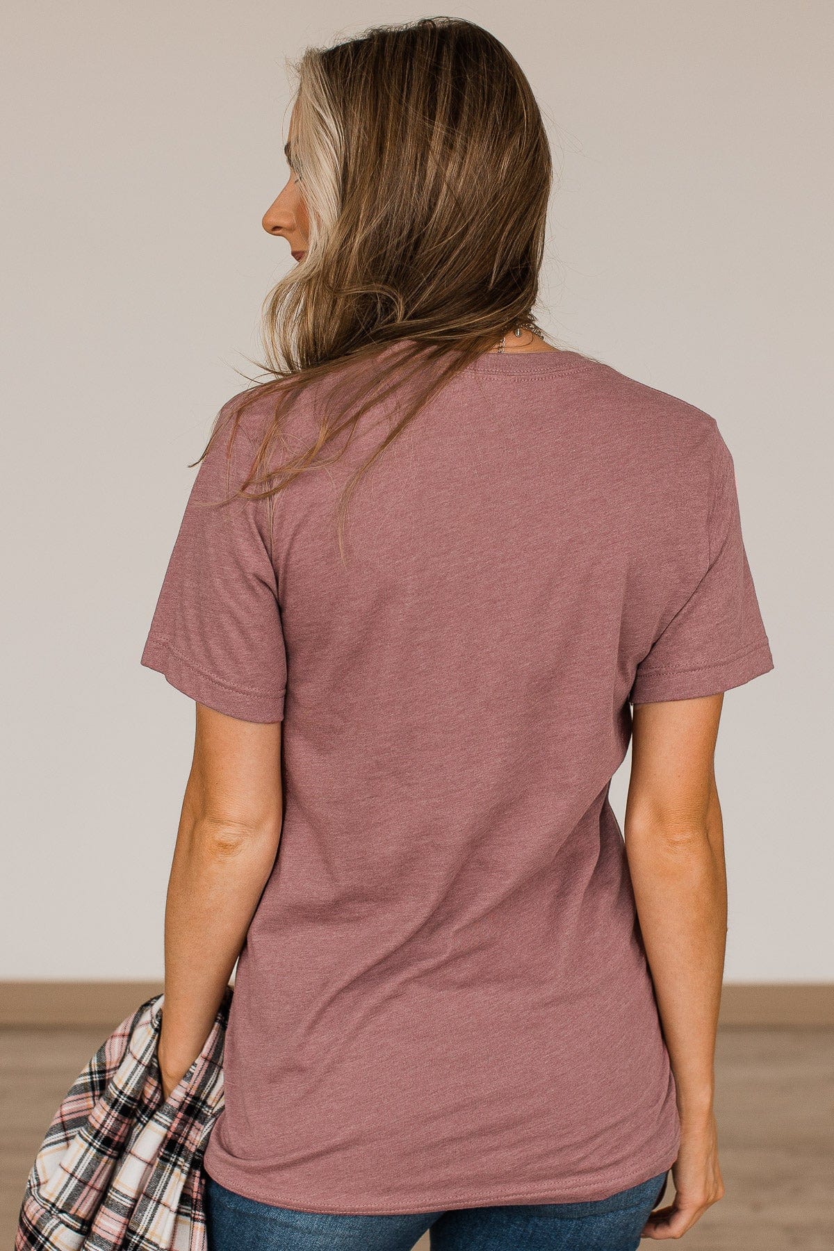 "Hello Pumpkin" Graphic Tee- Mauve