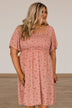 Dream Without Limits Floral Dress- Rose Pink