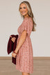 Dream Without Limits Floral Dress- Rose Pink