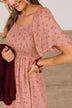 Dream Without Limits Floral Dress- Rose Pink