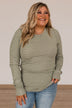 Thread & Supply New Adventures Knit Top- Dusty Sage