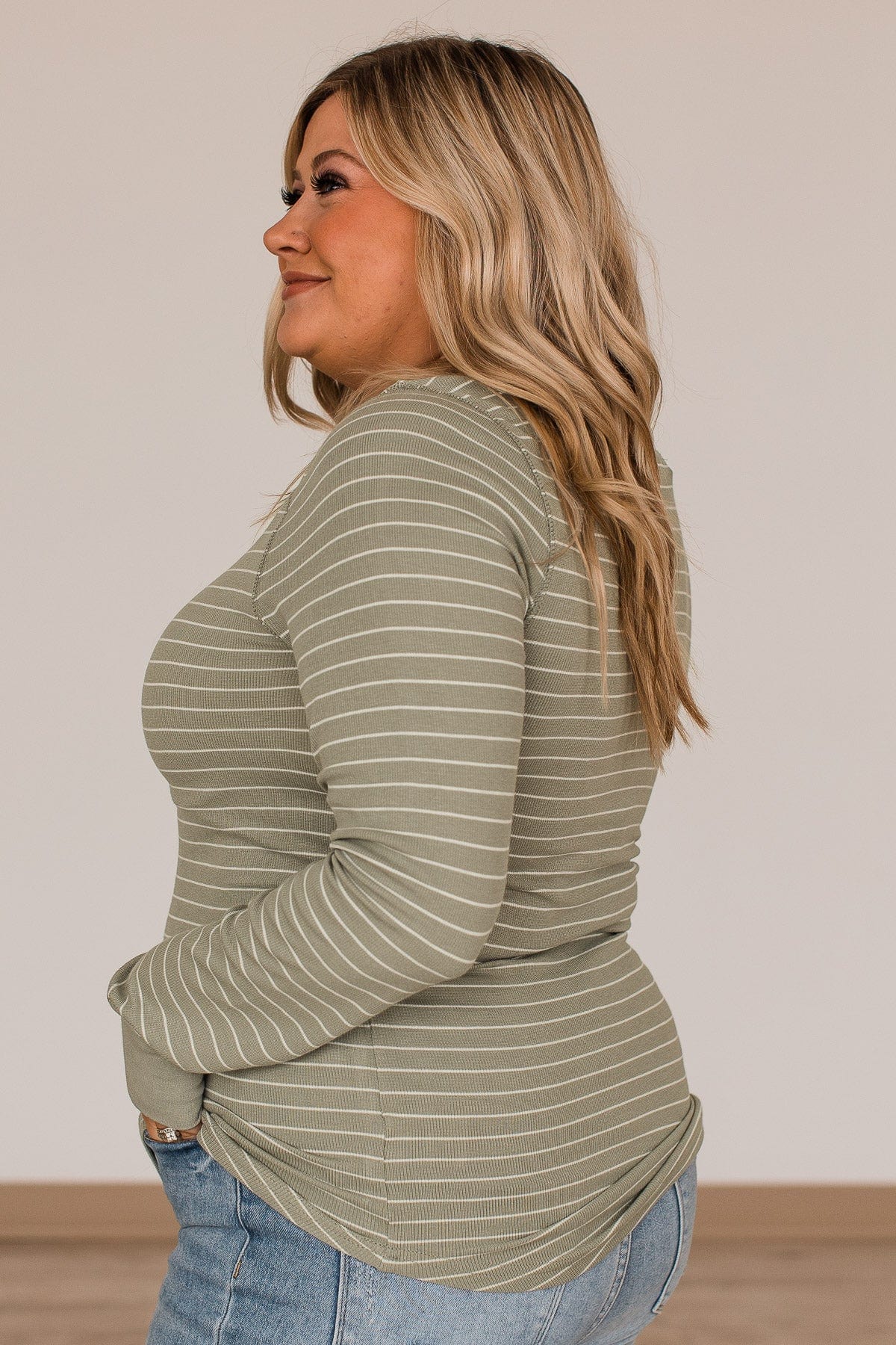 Thread & Supply New Adventures Knit Top- Dusty Sage