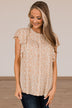 Sending All My Love Floral Blouse- Cream