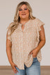 Sending All My Love Floral Blouse- Cream