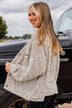 Dare To Begin Knit Shirt Jacket- Light Taupe