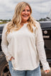 Bold & Fearless Long Sleeve Top- Heather Grey