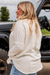 Bold & Fearless Long Sleeve Top- Heather Grey