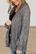 Make Your Own Path Knit Cardigan- Charcoal