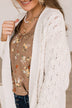 Feeling Chilly Knitted Cardigan- Ivory