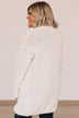 Feeling Chilly Knitted Cardigan- Ivory