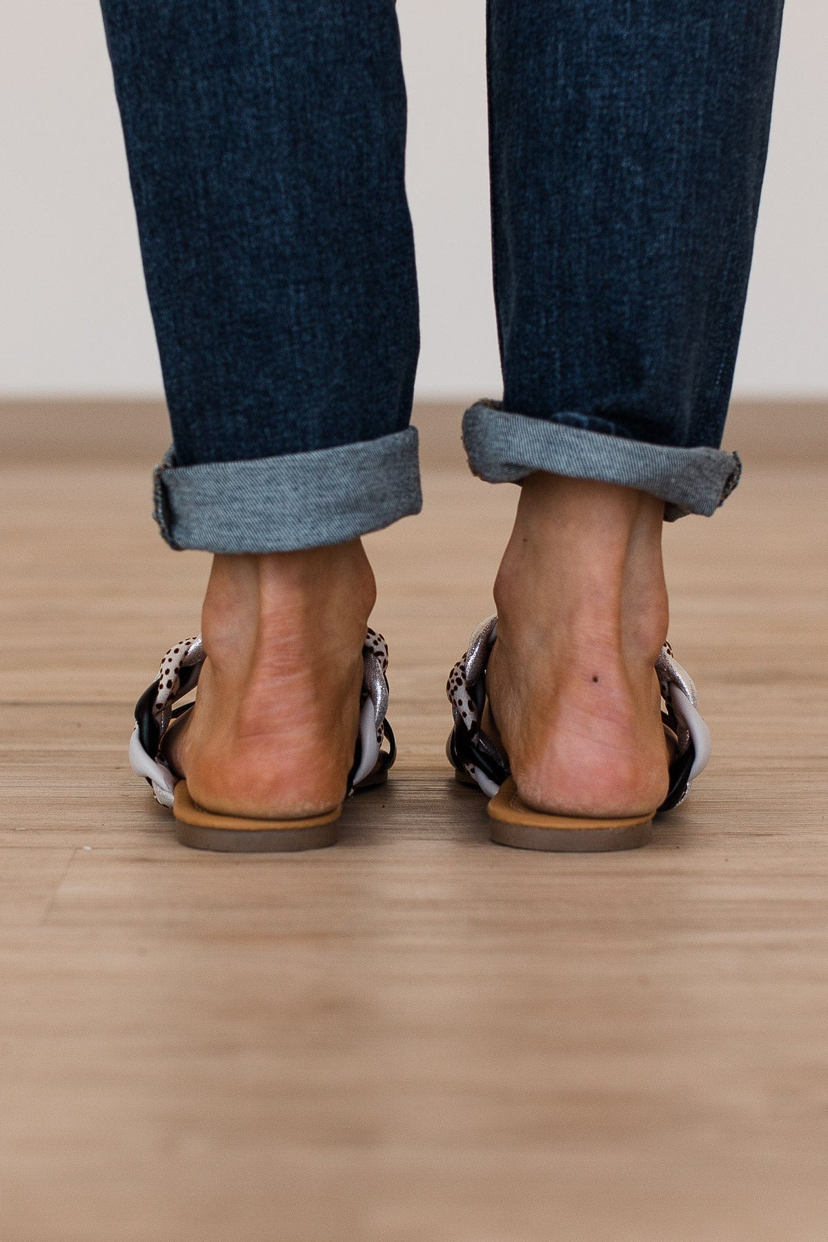 Qupid Archer-722 Sandals- Black