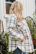 Thread & Supply Unbelievable Moments Jacket- Ivory & Slate Blue