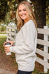 "Homebody" Crew Neck- Light Heather Grey