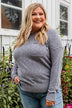 Beautiful In Every Way Knit Top- Dusty Blue