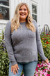 Beautiful In Every Way Knit Top- Dusty Blue