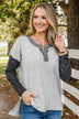 Let Me Remind You Knit Sweater- Grey