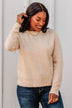 No Regrets Brushed Knit Sweater- Oatmeal